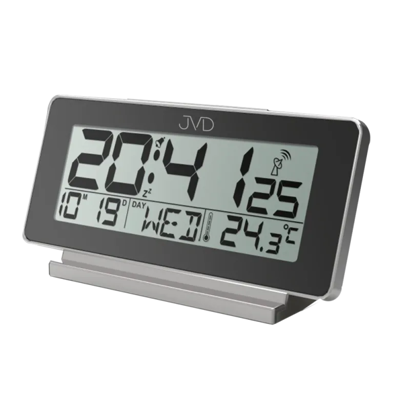 JVD Rádiem řízený digitální multifunkční budík JVD RB3523.2 s teploměrem