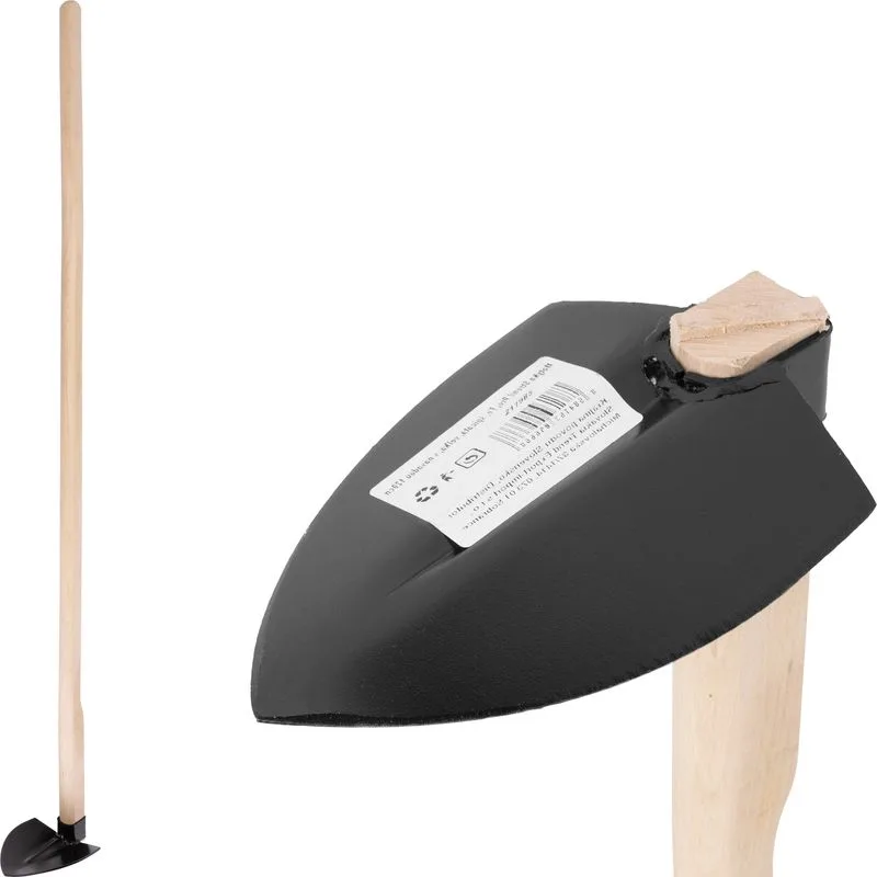 Motyka Fe, špicatá, veľká, 370 g, drevená násada 120 cm