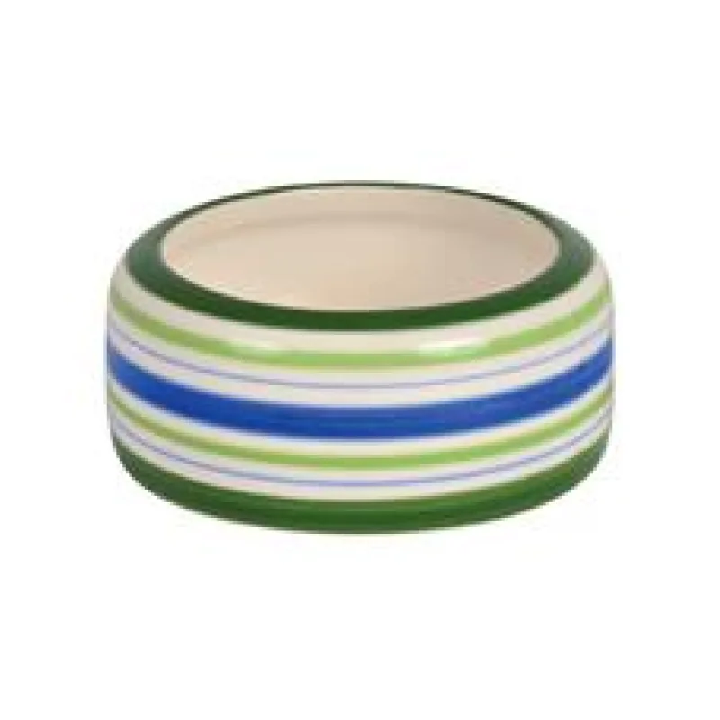 Keramická miska proužkovaná pro morčata 200 ml/11 cm