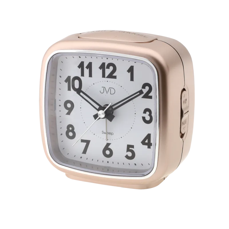 JVD Analogový netikající tichý ručkový budík JVD SRP878.2