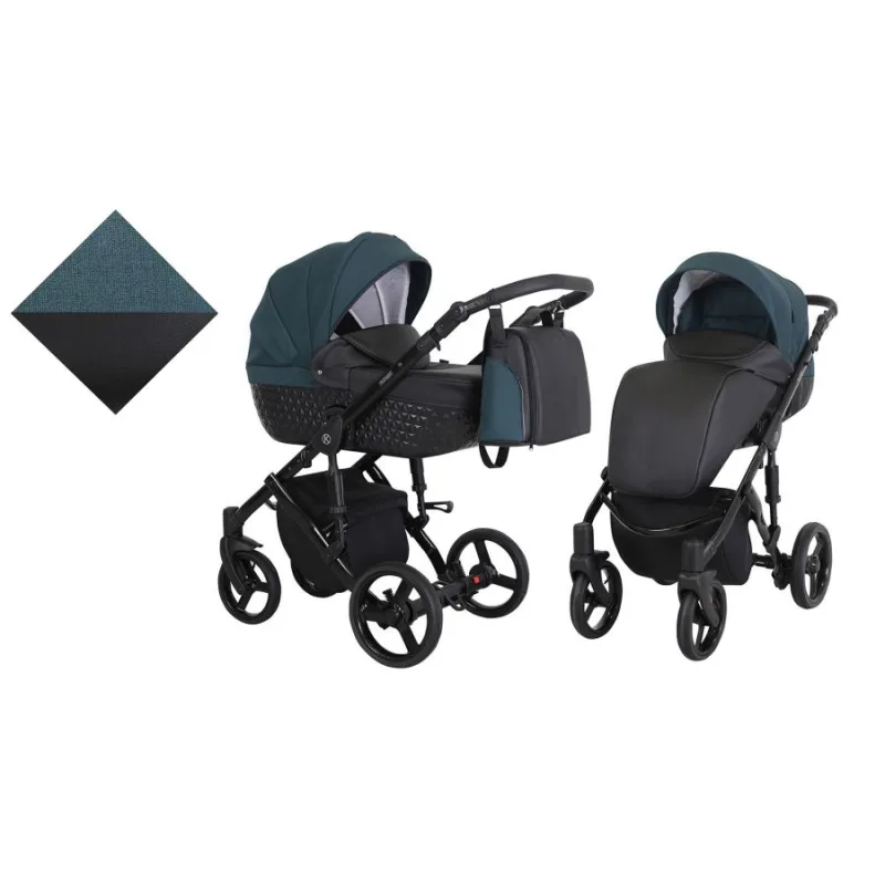 Kočík Kunert Tiaro black frame 2v1 - 04