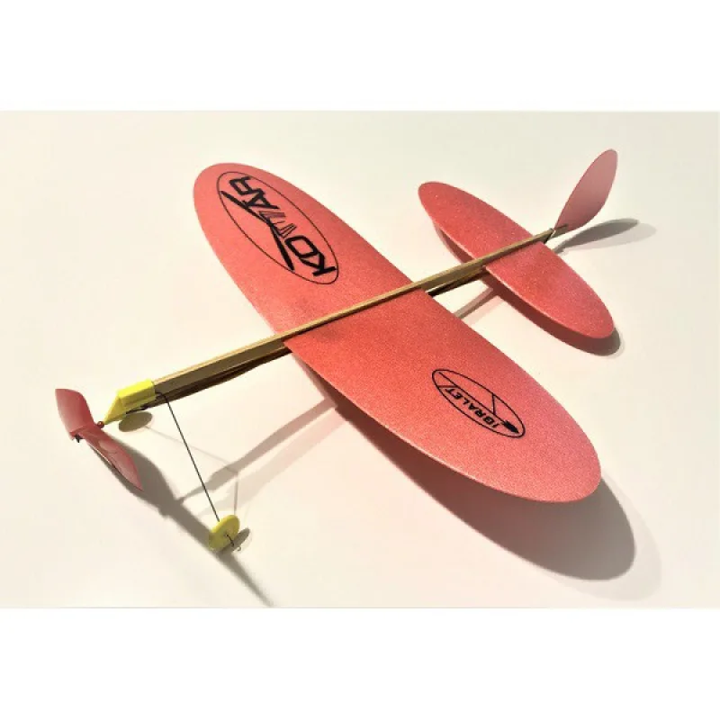 IGRALET KOMÁR na gumu červenočerný