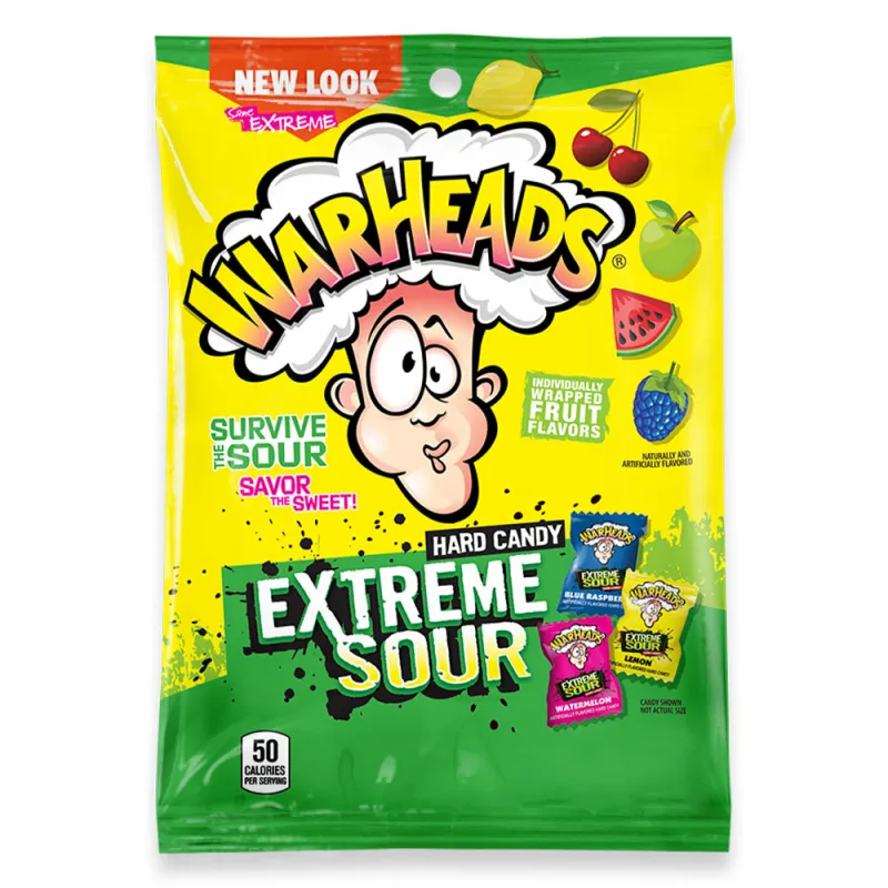 Warheads Extreme Sour Hard Candy 28g