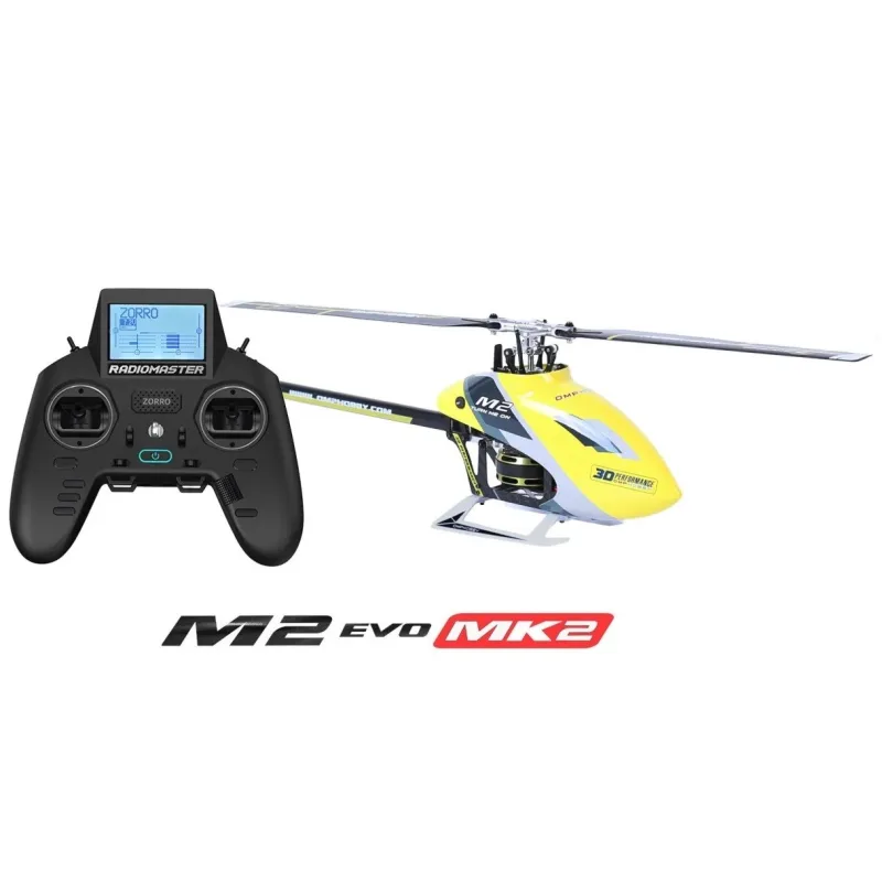 OMP M2 EVO MK2 RC 3D vrtulník Heli-RTF žlutá