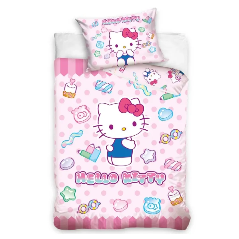 Obliečky do postieľky Hello Kitty Sladké Snenie 100x135/40x60 cm