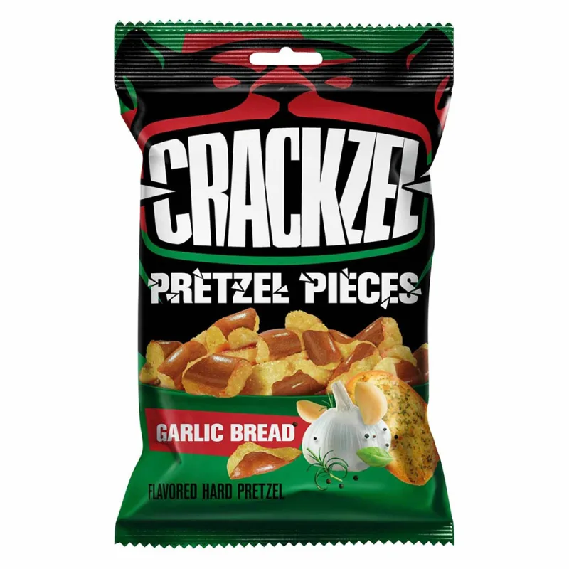 Crackzel Pretzel Pieces Garlic Bread 65g