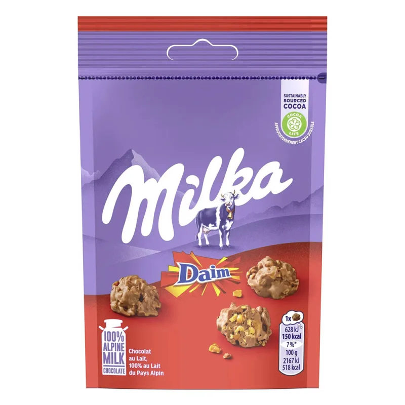Milka Daim Snax 145g