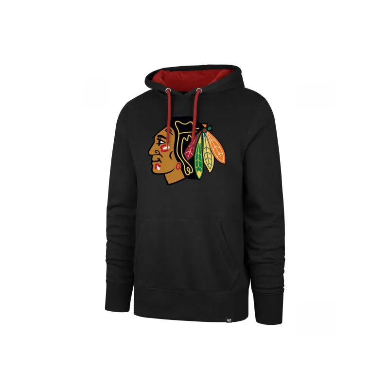 '47 Brand Chicago Blackhawks Ballpark mikina čierna pánska - SKLADOM