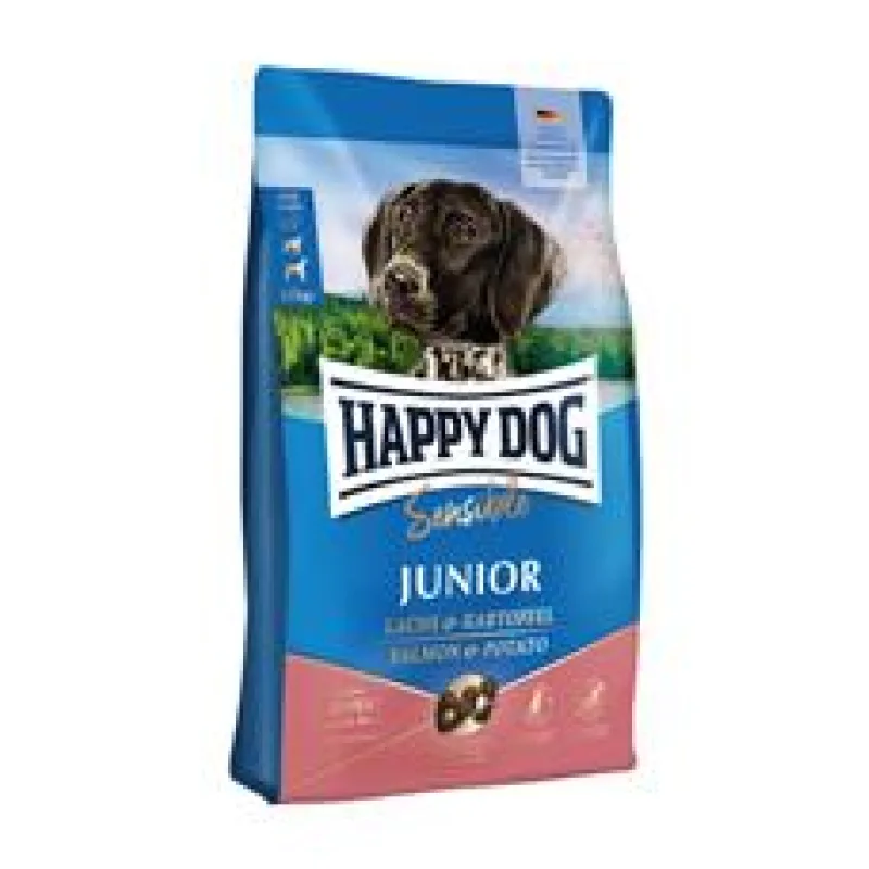 Happy Dog Junior Salmon & Potato 6ks 1 kg s exp 26.2.26 - sleva