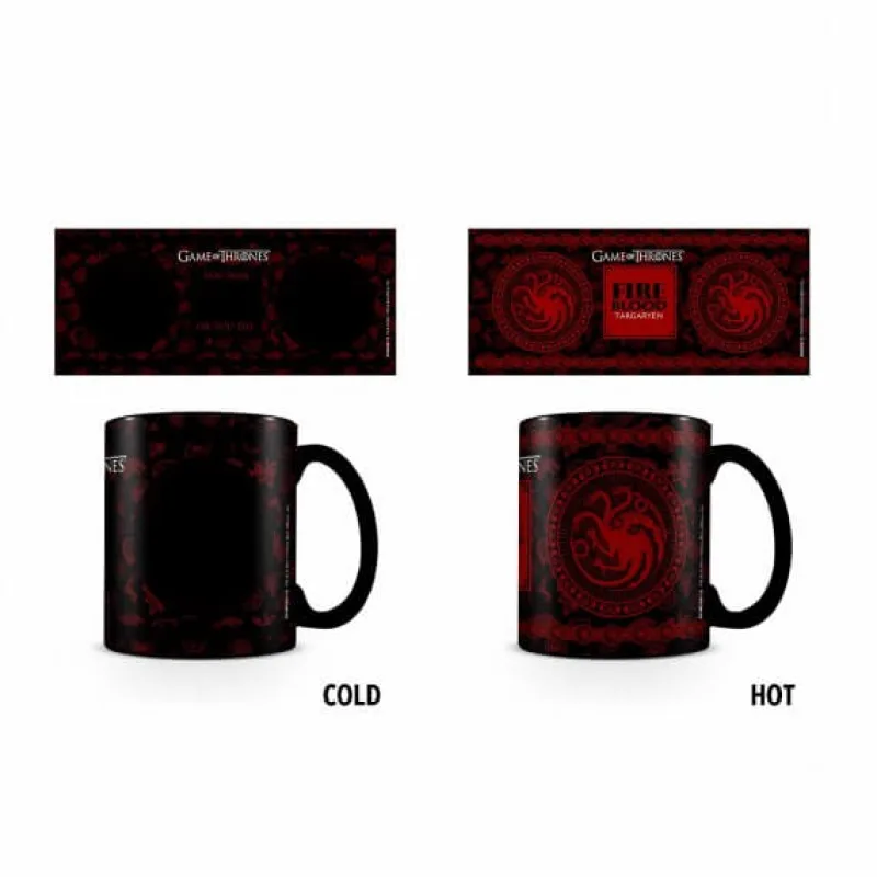 Game of Thrones (Hra o tróny) Targaryen magický hrnček
