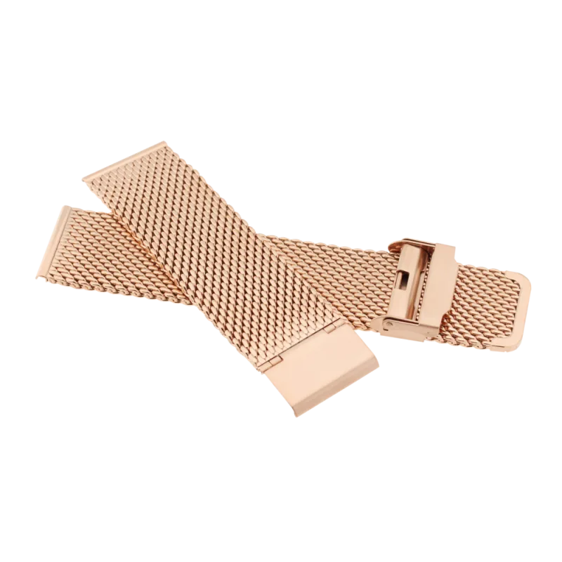 JVD Unisex rose gold kovový řemínek na hodinky Kovový tah KT MILAN R/24