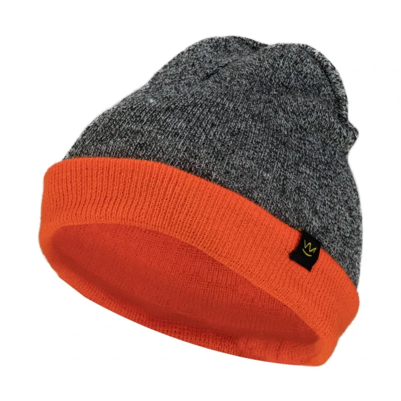 Polstar SEVEN KINGS obojstranná čiapka sivá/oranžová