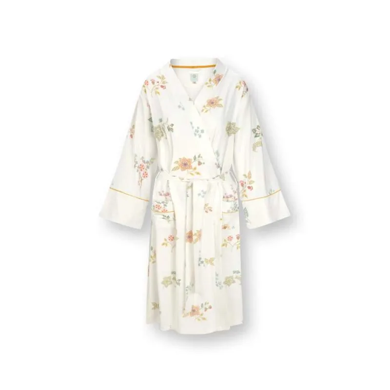 Pip Studio kimono Naomi Blossom Chique, bílý