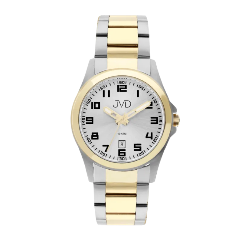 Odolné vodotěsné náramkové pánské hodinky JVD steel J1041.25 - 10ATM