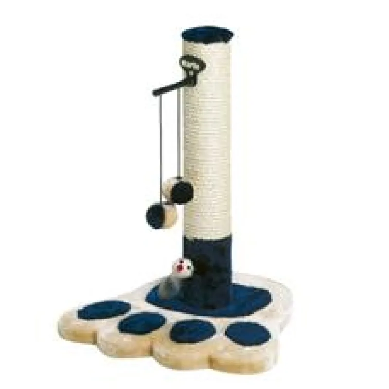 Karlie Škrabadlo pro kočky béžovo-modré 37x37x49cm 1 ks