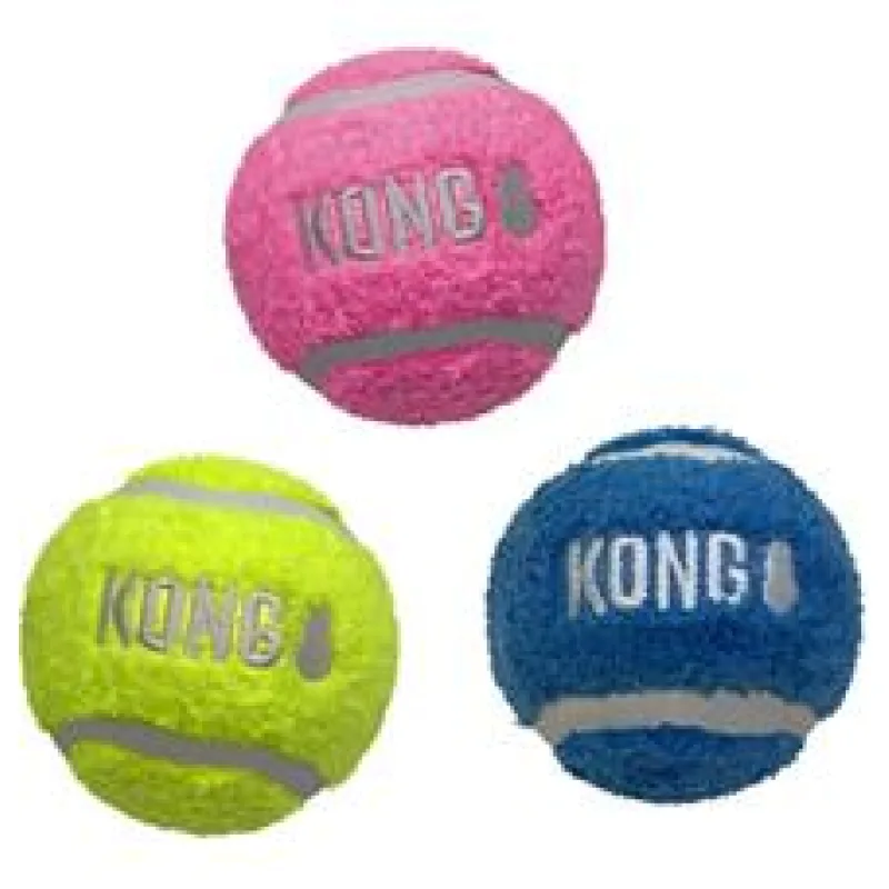Hračka tenis + plyš KONG Sport® Softies Balls L mix 2 ks