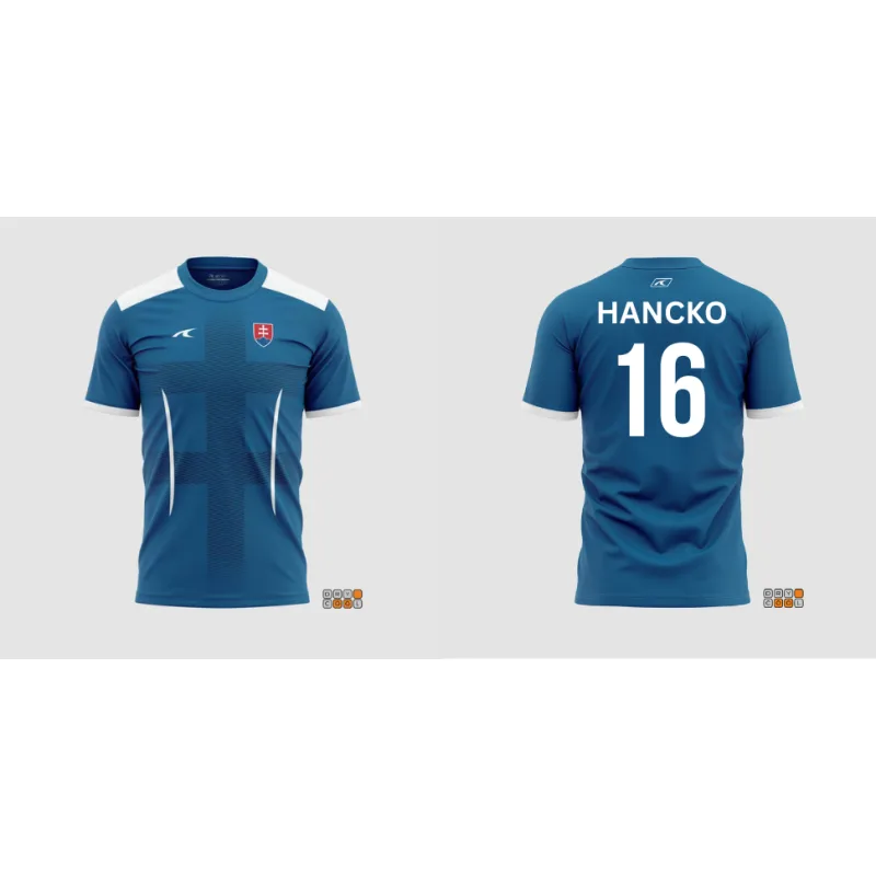 Futbalový dres Slovensko / Slovakia Dávid Hancko modrý detský