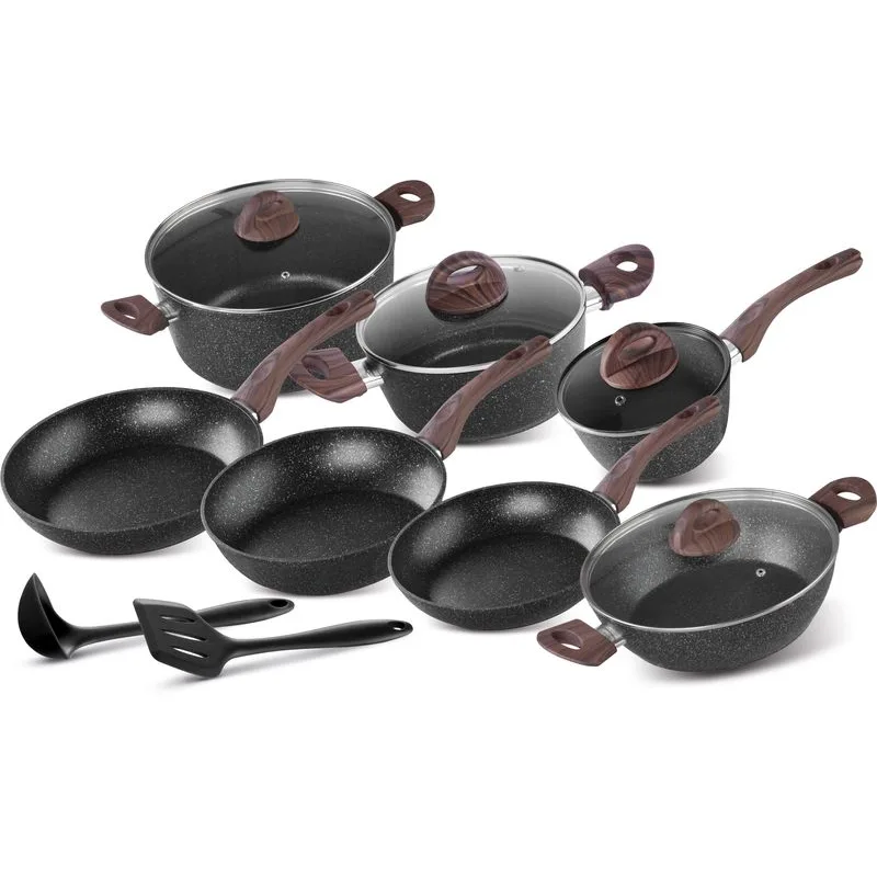 Sada riadu MagicHome Black Marble Line, 13 dielna