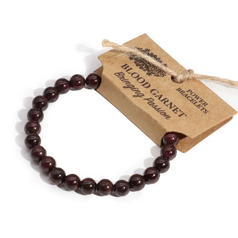 Energetický Náramok - Granát Červený