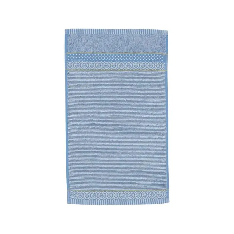 Pip Studio bavlněný froté ručník na ruce Soft Zellige modrošedý 30x50 cm