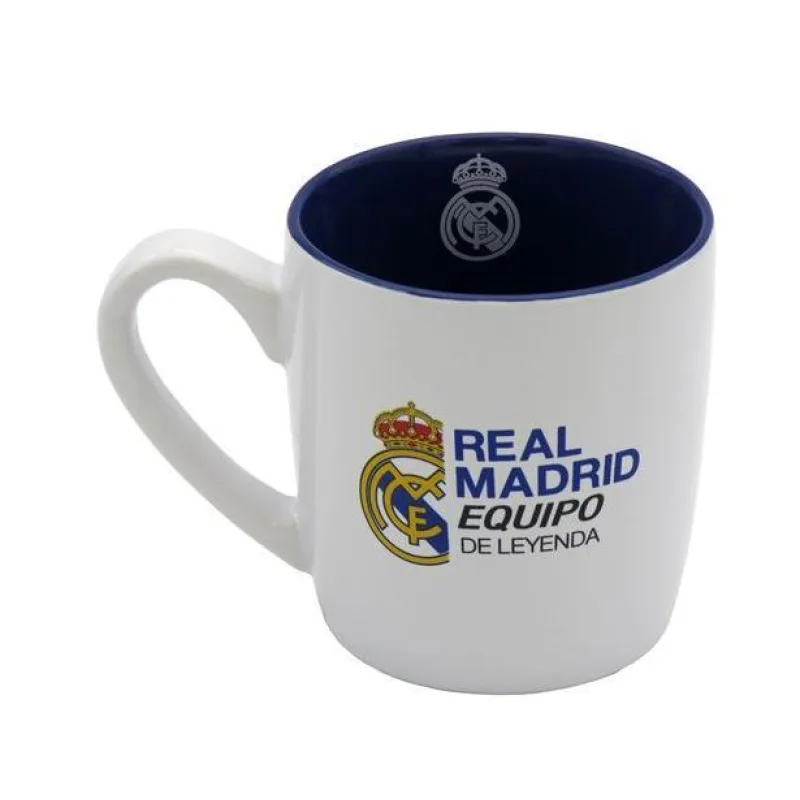 Real Madrid hrnček biely