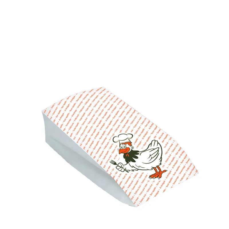 Sáčky na 1/1 grilované kuře 2-vrstvé (13+8 x 28 cm) [100 ks] (71520)