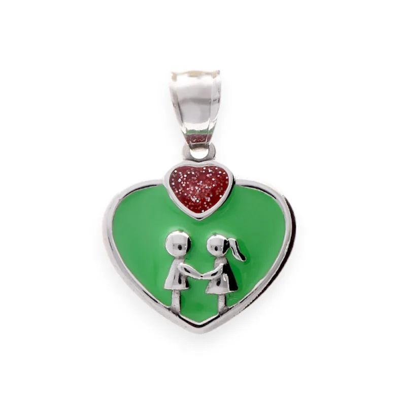 MPM Dámský přívěsek z chirurgické oceli nerezový přívěsek Together - vícebarevný SPD.5547