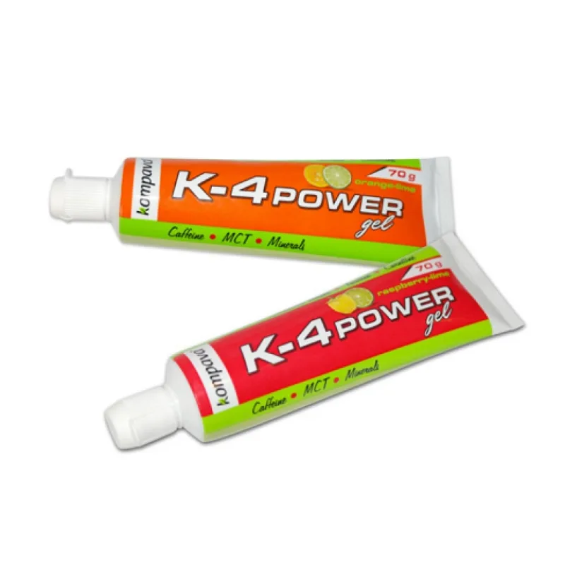 K4 Power Gel 70 g - Kompava Príchuť: Pomaranč - Limetka