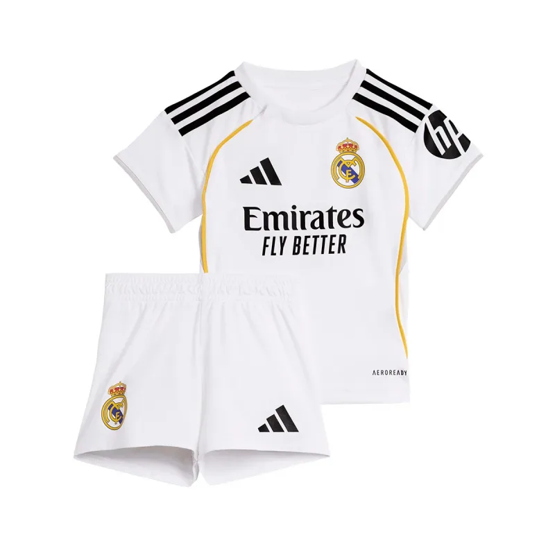 Adidas Real Madrid set detský (2025-2026) domáci + vlastné meno a číslo