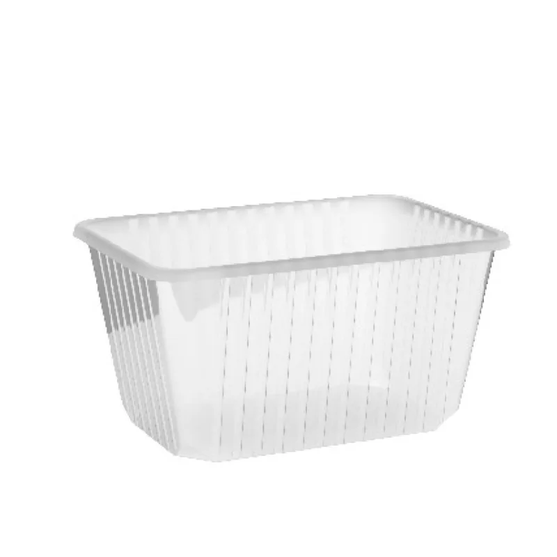 Vanička hranatá průhledná 1500 ml (PP) [50 ks] (77515)