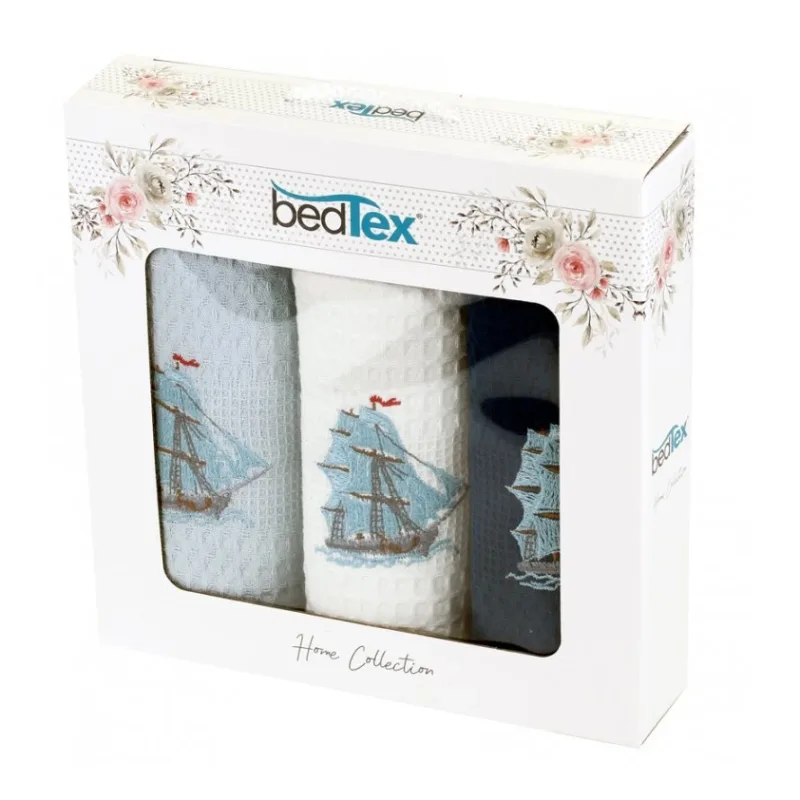 Darčeková sada Vaflových utierok 3 ks Lode