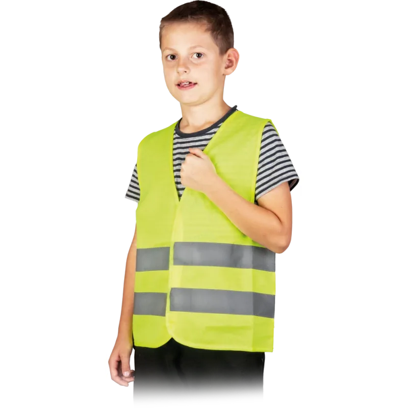 Reis KOS-KIDS HI-VIS detská výstražná vesta žltá 120-160