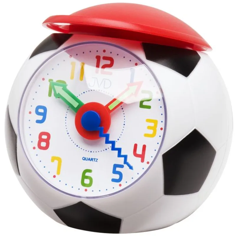 JVD Dětský fotbalový budík JVD quartz SR819 - kopací míč