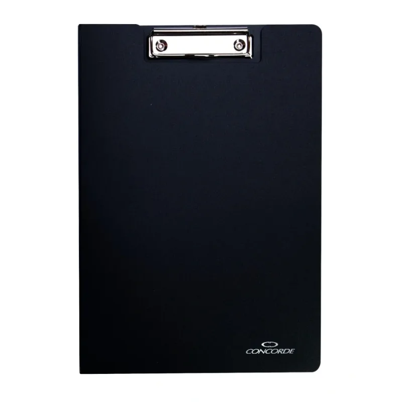 Desky CONCORDE s klipem A4, černý
