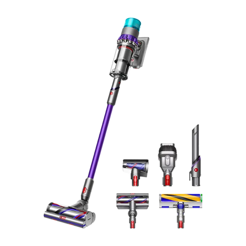 Tyčový bezkáblový vysávač Dyson Gen5 Detect Absolute - Nickel/Violett