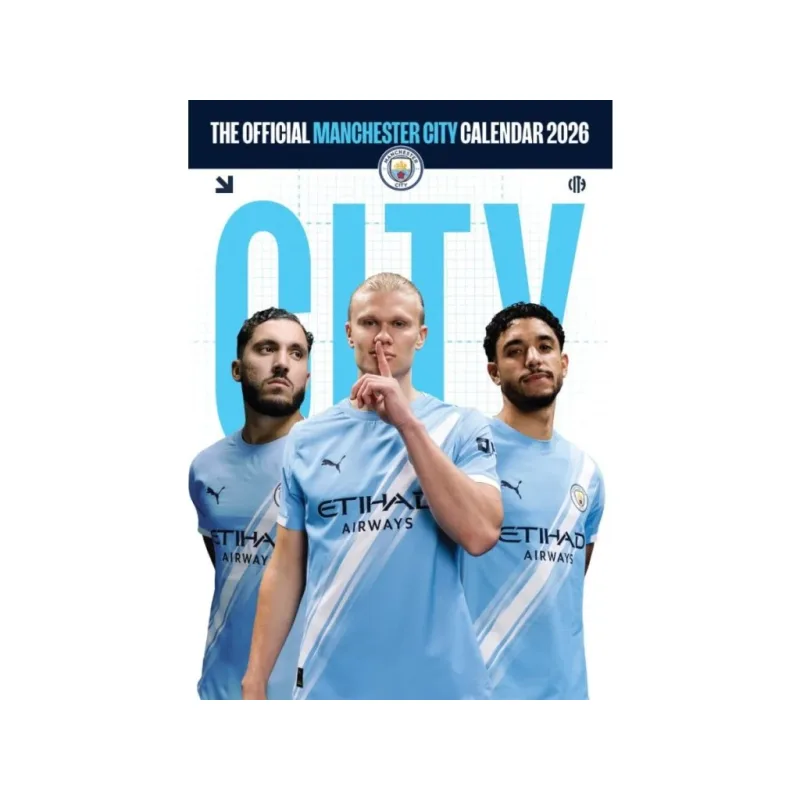 Manchester City nástenný kalendár 2026 - SKLADOM