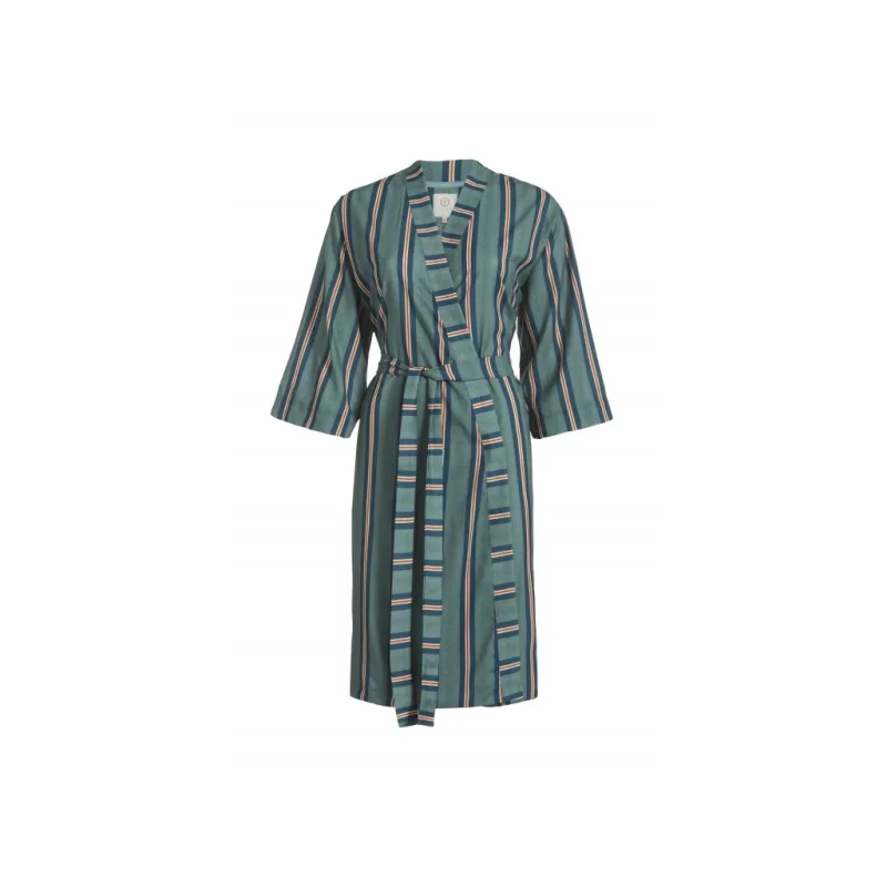 Pip Studio Nanny Kimono Blurred Lines, zelené