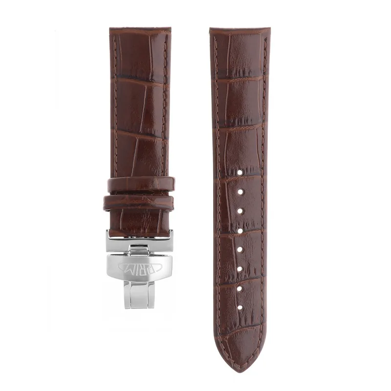 MPM Pánský řemínek na hodinky RB.15798 (22 mm) - tmavě hnědý RB.15798.2220.5252.L