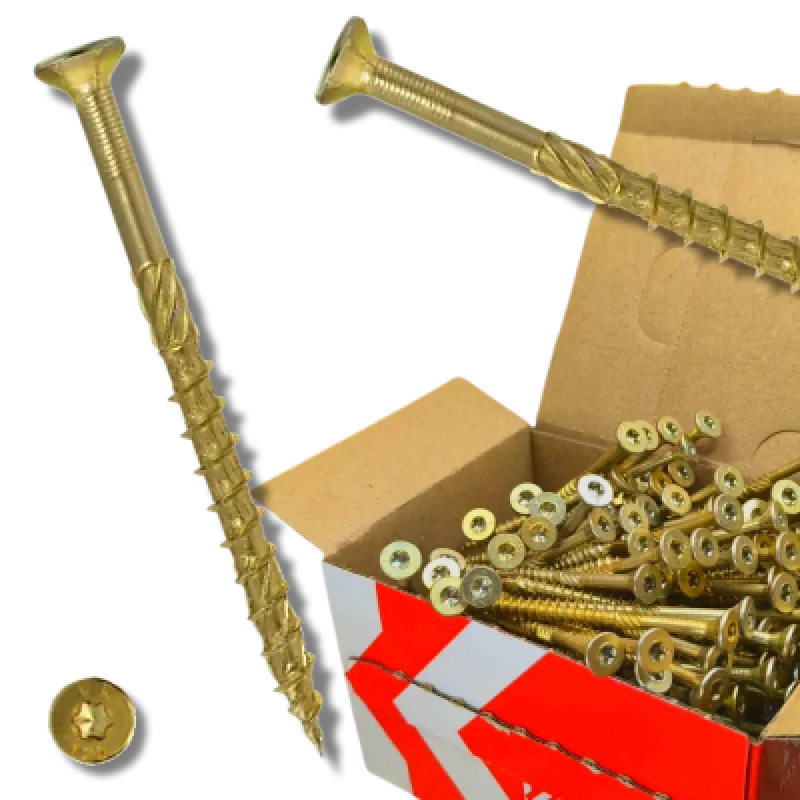 Klimas Wkret-Met | Konštrukčné vruty do dreva | zápustná hlava | 6X220mm | 100ks