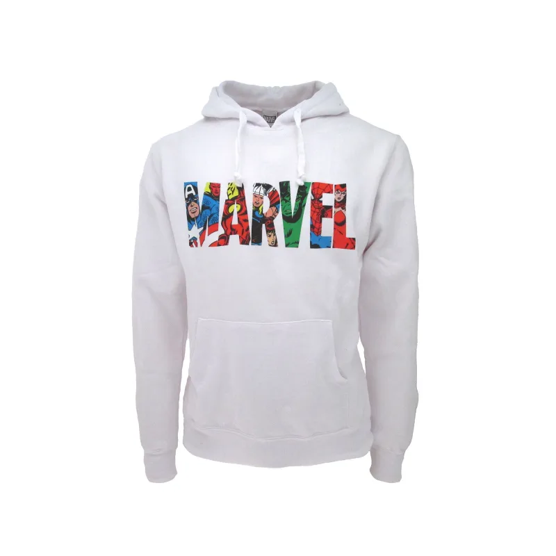 Marvel mikina biela pánska