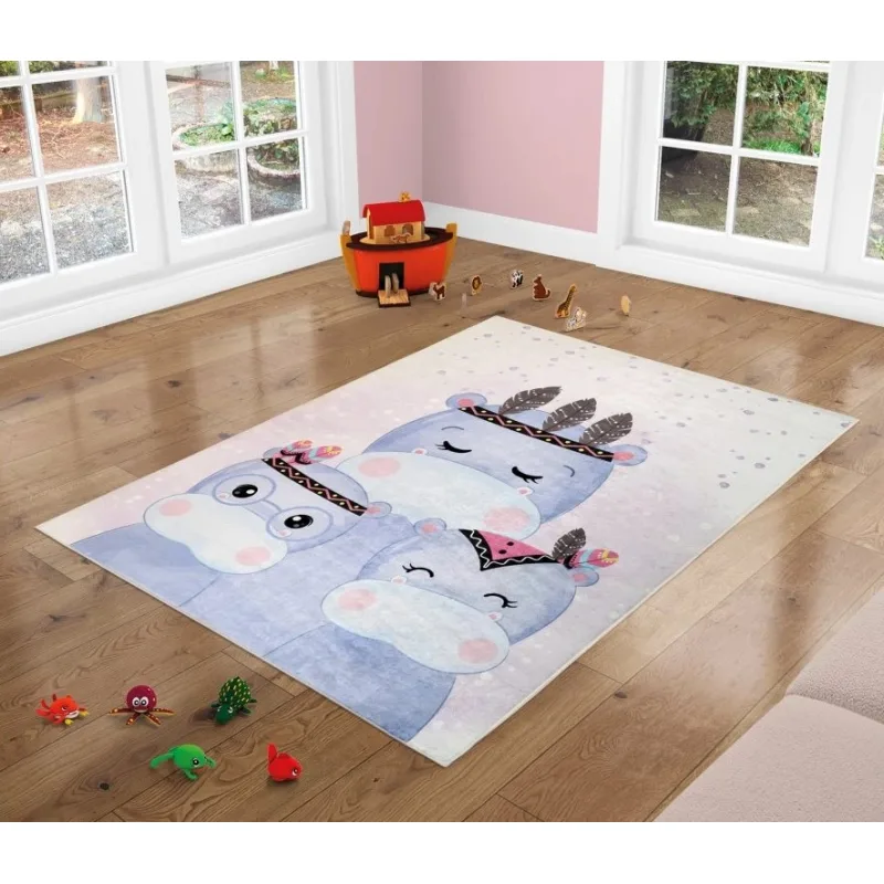 Detský koberček 100x150 cm Hrošík