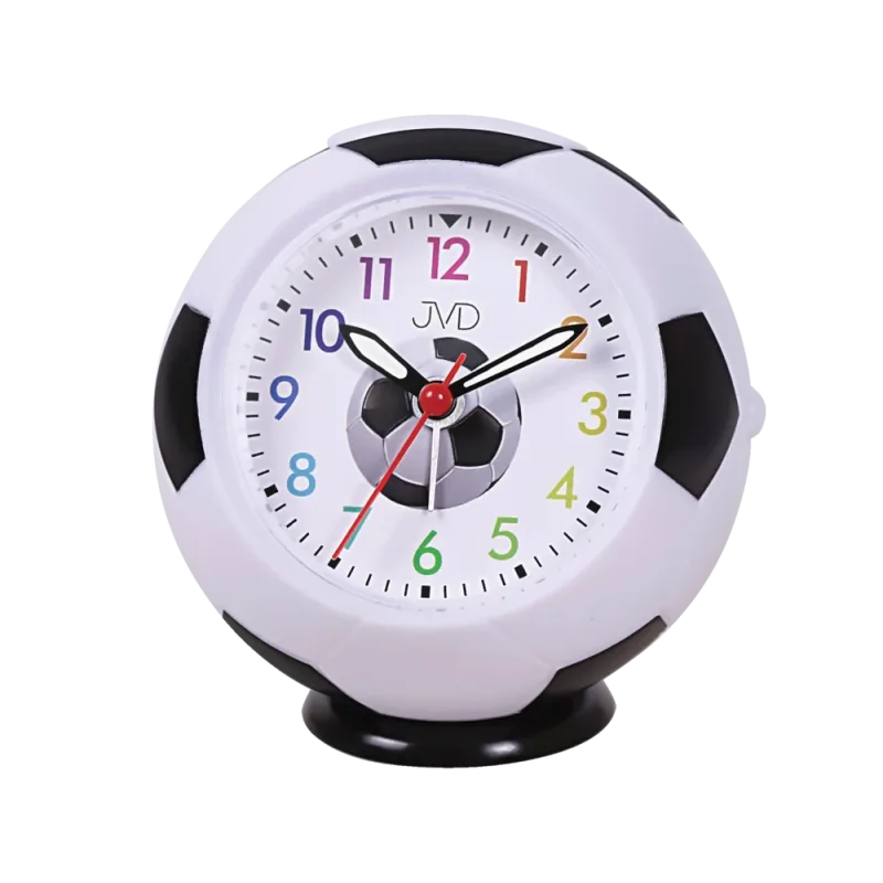 JVD Dětský fotbalový netikající tichý budík JVD SRP9001.1