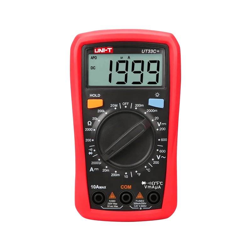 Univerzálny multimeter Uni-T UT33C+ AC a DC 600V Kontrola kontinuity obvodu MIE0327