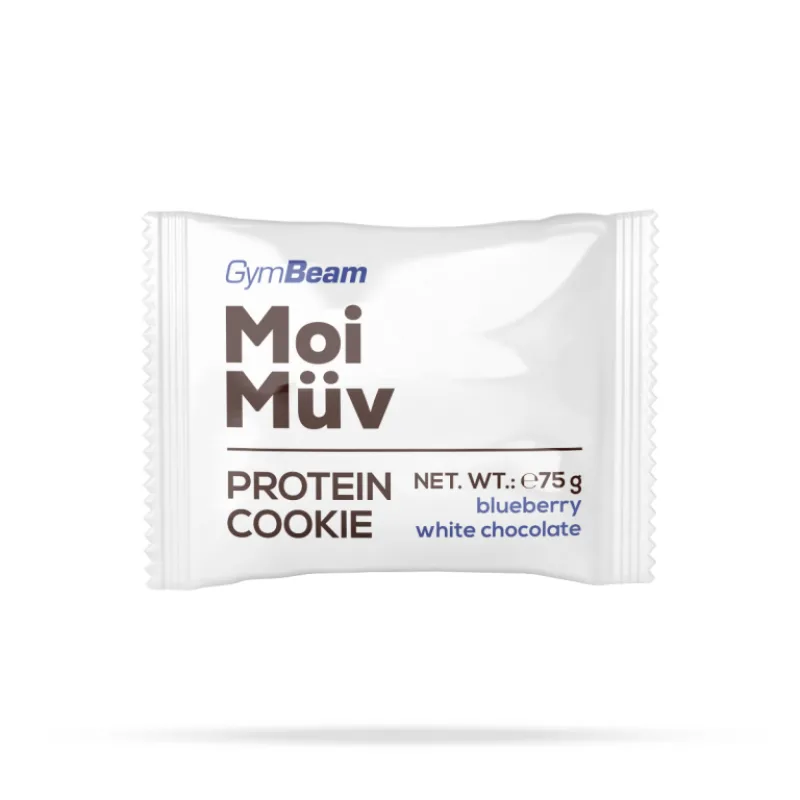 MoiMüv Protein Cookie 75 g - GymBeam Príchuť: Citrón - Biela čokoláda