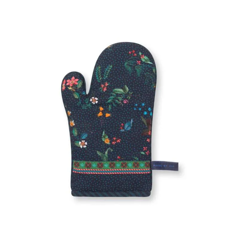 Pip Studio Berry Blues chňapka 29x15 cm, tmavě modrá