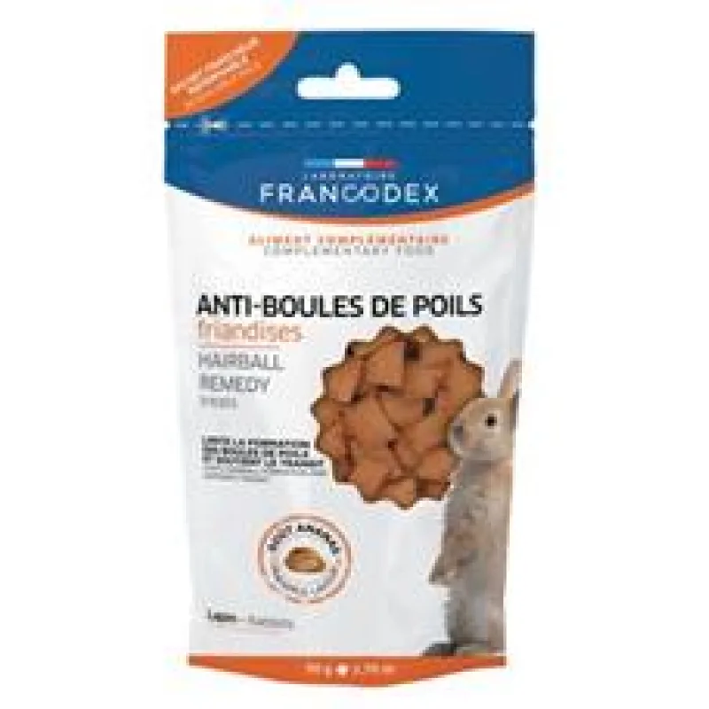Francodex Pochoutka Hairball remedy králík 50g