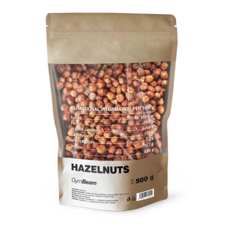 Lieskové orechy 500 g - GymBeam