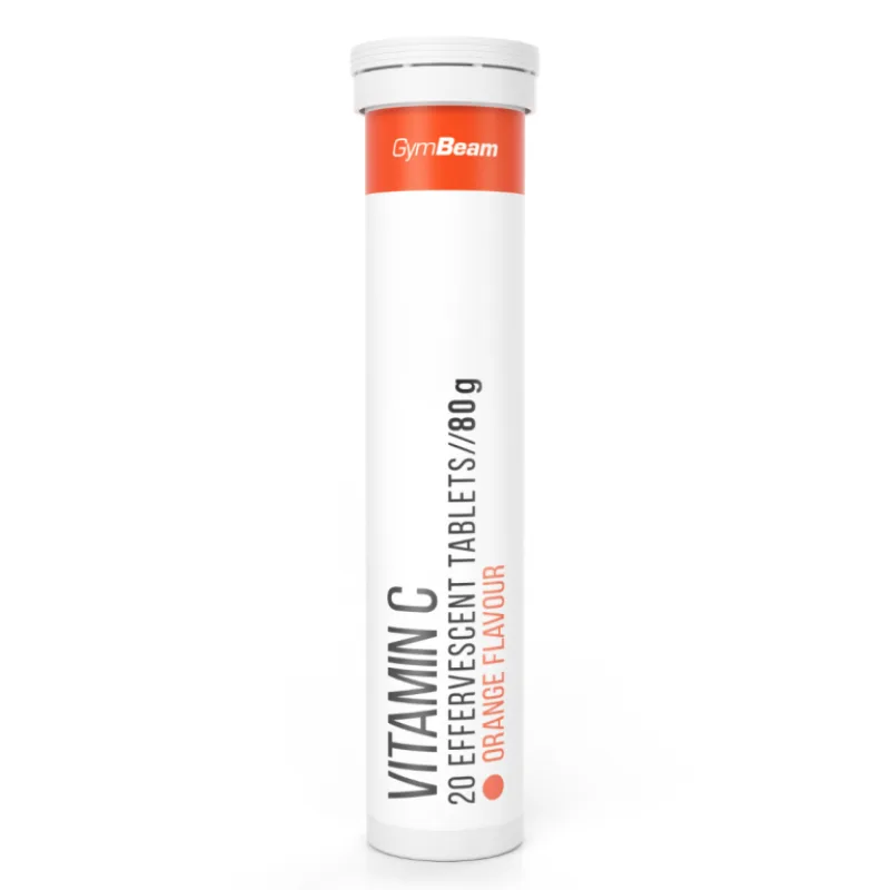 Vitamín C 1000 mg šumivý 20 tabliet - GymBeam Príchuť: Pomaranč