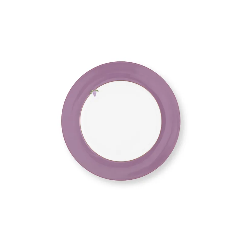 Pip Studio Lily & Lotus talíř Ø23cm, lila