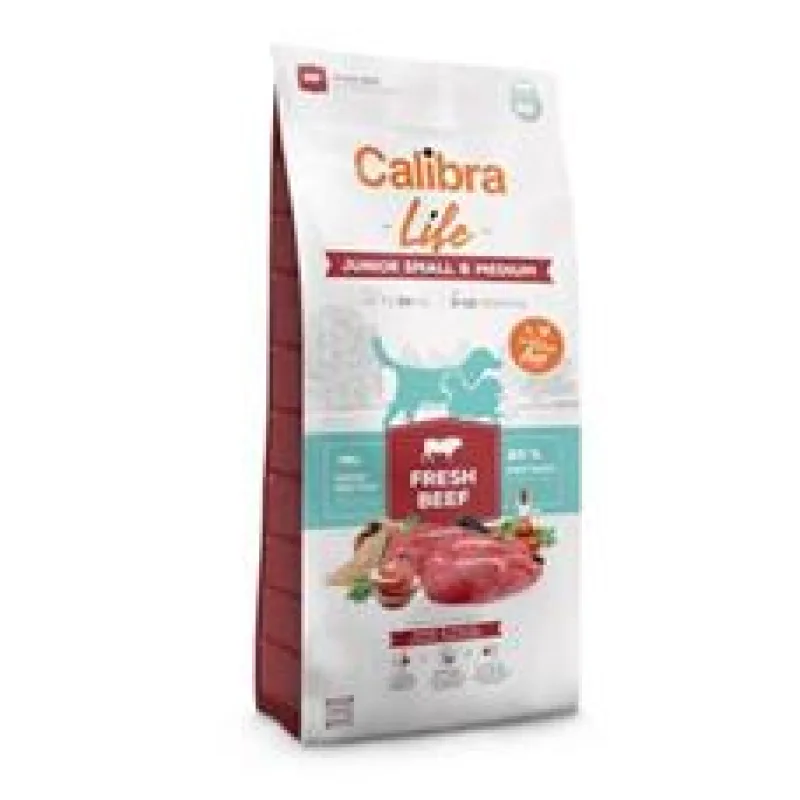Calibra Dog Life Junior Small&Medium Fresh Beef 12kg